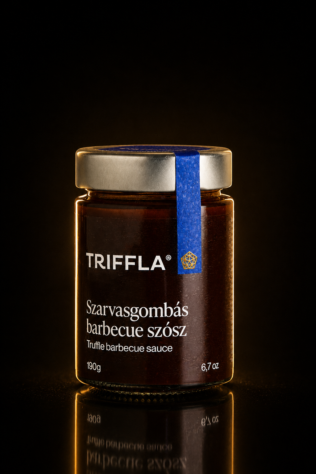 Premium Truffle Barbecue Sauce by Amber & Truffle — smoky barbecue sauce enriched with summer truffle