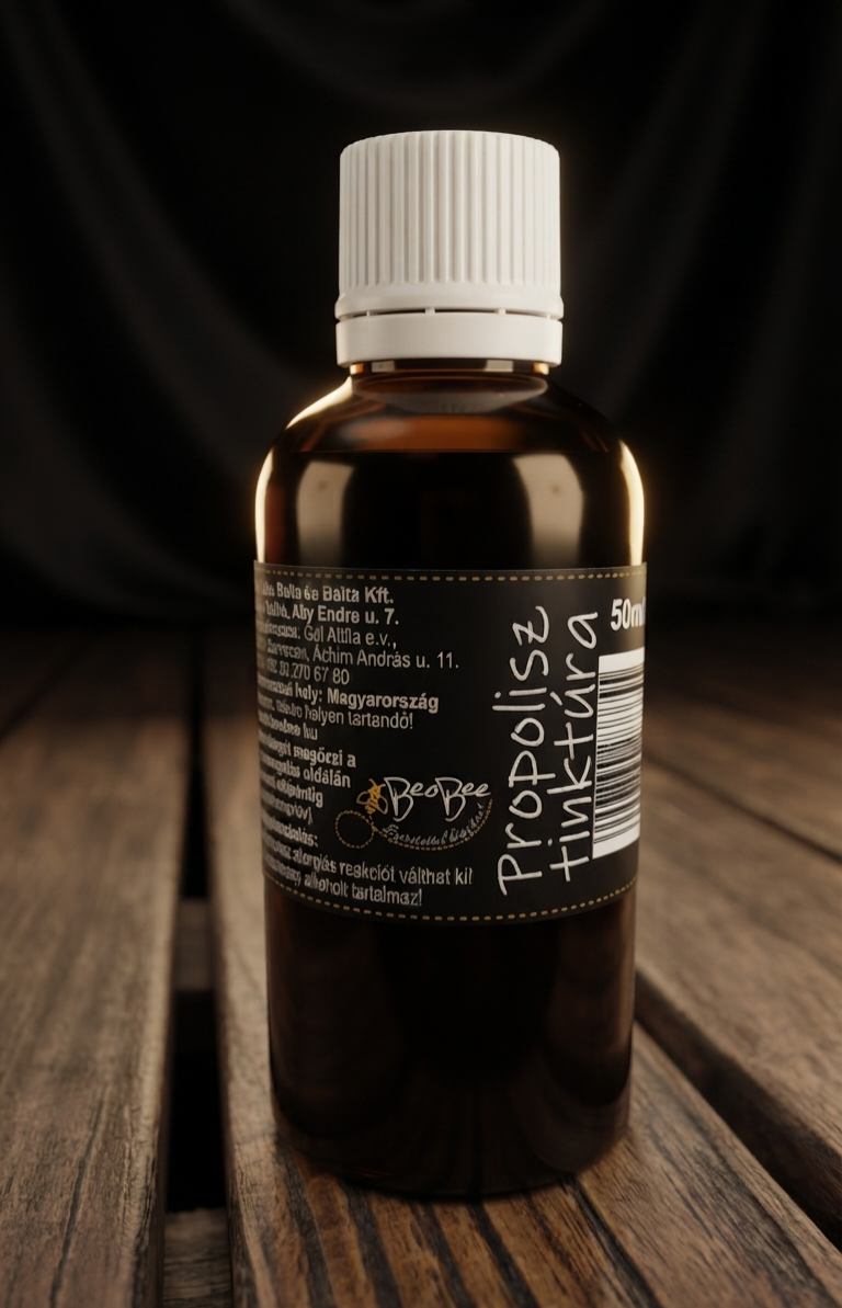 Premium Alcoholic Propolis Tincture 50ml - Amber & Truffle