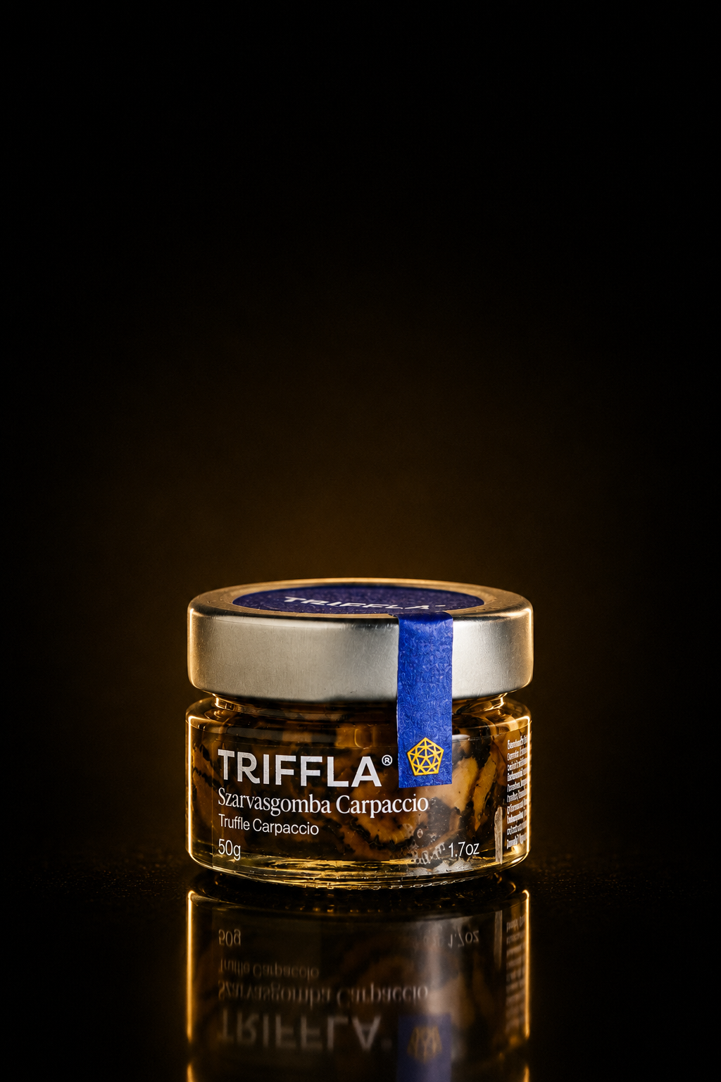 Premium Truffle Carpaccio by Amber & Truffle — sliced summer truffles in cold-pressed grapeseed oil